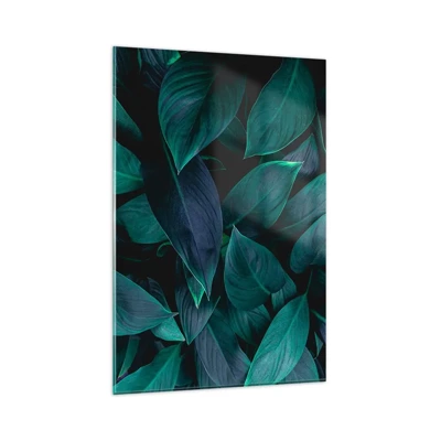 Glasbild - Bild auf glas - Grün in sich selbst - 80x120 cm