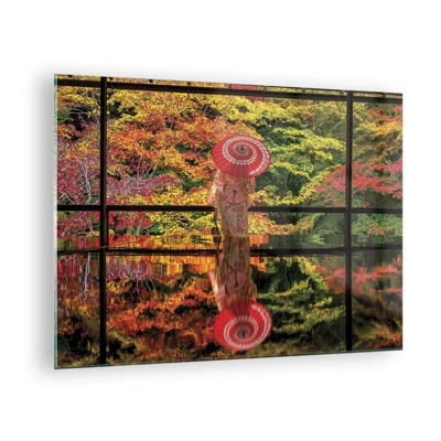 Glasbild - Bild auf glas - Im Tempel der Natur - 70x50 cm