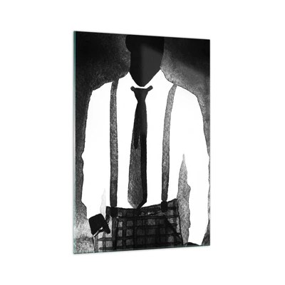 Glasbild - Bild auf glas - In Noir-Atmosphäre - 70x100 cm