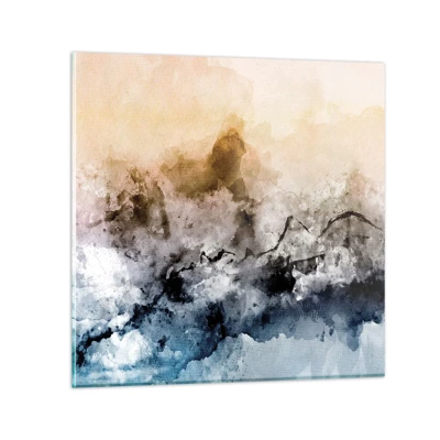 Glasbild - Bild auf glas - In einer Nebelwolke ertrunken - 40x40 cm
