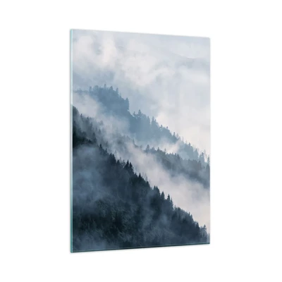 Glasbild - Bild auf glas - Mystik der Berge - 50x70 cm