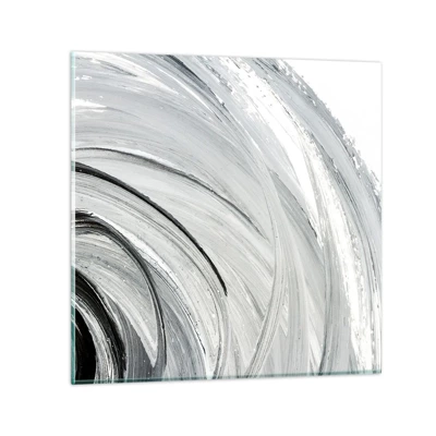 Glasbild - Bild auf glas - Orbitale Komposition - 50x50 cm