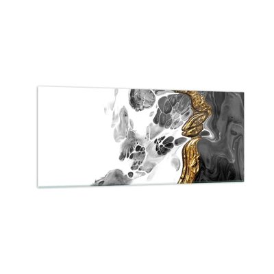 Glasbild - Bild auf glas - Organische Komposition - 120x50 cm