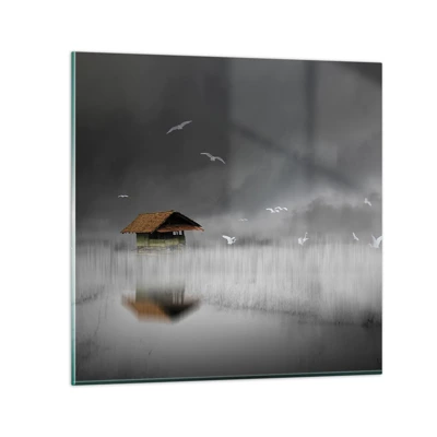 Glasbild - Bild auf glas - Schutz vor Regen - 40x40 cm