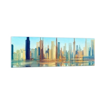Glasbild - Bild auf glas - Sonnige Metropole - 160x50 cm