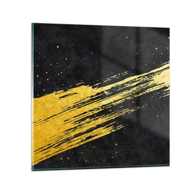 Glasbild - Bild auf glas - Sprung in den Hyperraum - 70x70 cm