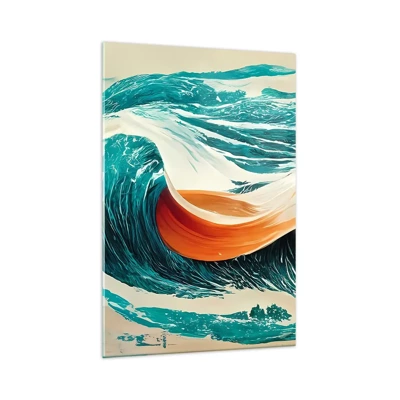 Glasbild - Bild auf glas - Traum eines Surfers - 70x100 cm