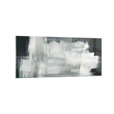 Glasbild - Bild auf glas - Vertikal und horizontal gewebt - 120x50 cm