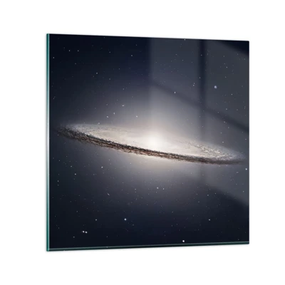Glasbild - Bild auf glas - Vor langer Zeit in einer weit entfernten Galaxie ... - 60x60 cm