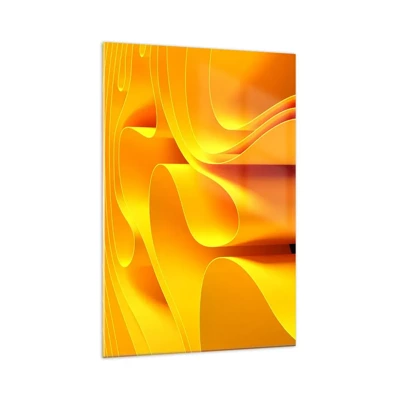 Glasbild - Bild auf glas - Wie Sonnenwellen - 70x100 cm