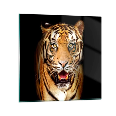 Glasbild - Bild auf glas - Wild im Herzen - 30x30 cm