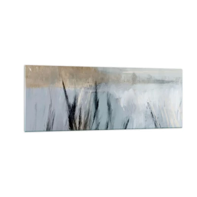 Glasbild - Bild auf glas - Winterfelder - 140x50 cm