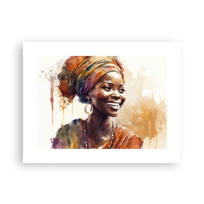 Poster - Afrikanische Königin - 40x30 cm