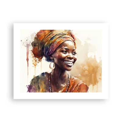 Poster - Afrikanische Königin - 50x40 cm