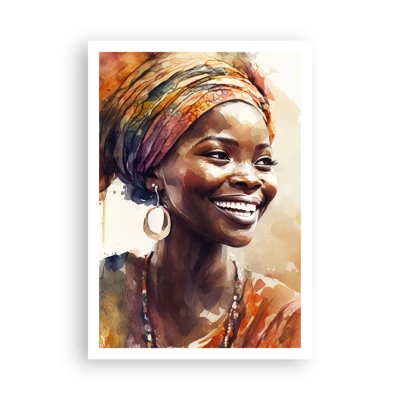 Poster - Afrikanische Königin - 70x100 cm