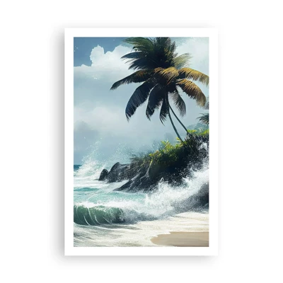 Poster - Am tropischen Ufer - 61x91 cm