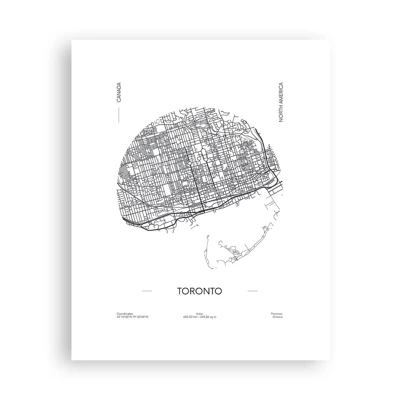 Poster - Anatomie von Toronto - 40x50 cm