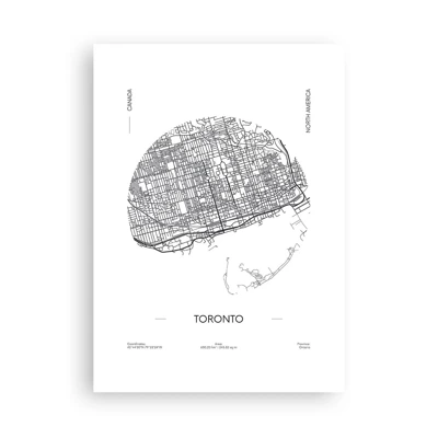 Poster - Anatomie von Toronto - 50x70 cm