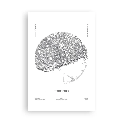 Poster - Anatomie von Toronto - 61x91 cm