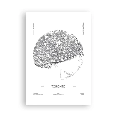 Poster - Anatomie von Toronto - 70x100 cm