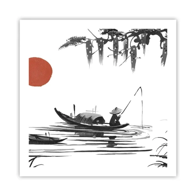 Poster - Asiatischer Nachmittag - 60x60 cm