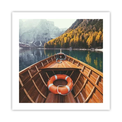 Poster - Bergreise - 50x50 cm