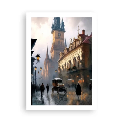 Poster - Charme eines Prager Abends - 50x70 cm