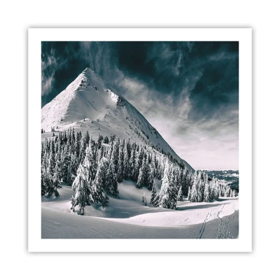 Poster - Das Land aus Schnee und Eis - 60x60 cm