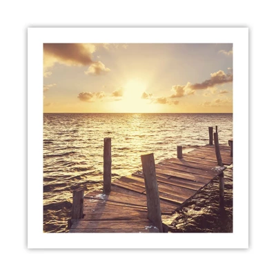 Poster - Das goldene Land der Sanftmut - 50x50 cm