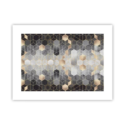 Poster - Diamant-Komposition - 40x30 cm