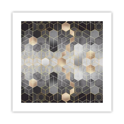 Poster - Diamant-Komposition - 40x40 cm