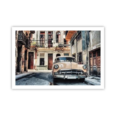 Poster - Die Siesta in Havanna - 91x61 cm