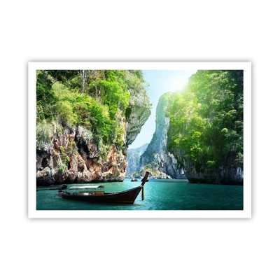 Poster - Eine Einladung zu einer exotischen Reise - 100x70 cm