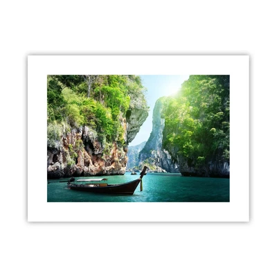 Poster - Eine Einladung zu einer exotischen Reise - 40x30 cm