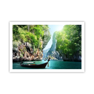 Poster - Eine Einladung zu einer exotischen Reise - 91x61 cm