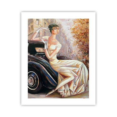 Poster - Eleganz im Retro-Stil - 40x50 cm