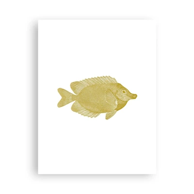 Poster - Fisch und das war’s - 30x40 cm