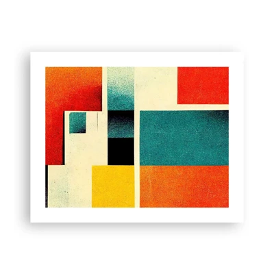 Poster - Geometrische Abstraktion – gute Energie - 50x40 cm