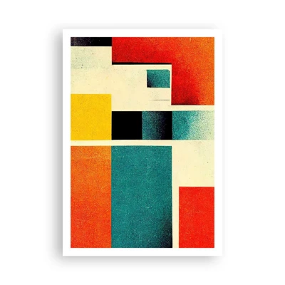 Poster - Geometrische Abstraktion – gute Energie - 70x100 cm