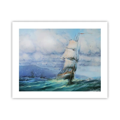 Poster - Guter Wind - 50x40 cm