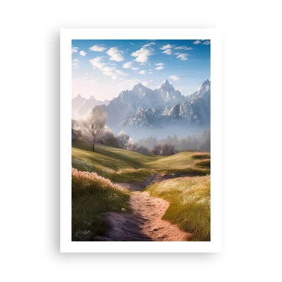 Poster - Idyllisches Tal - 50x70 cm