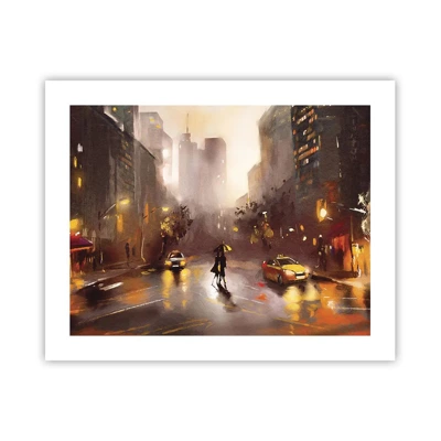 Poster - Im Licht von New York - 50x40 cm