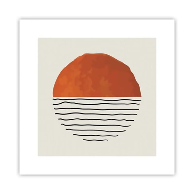 Poster - Im japanischen Klima - 30x30 cm