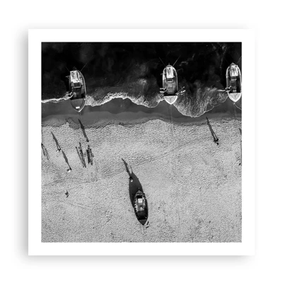 Poster - Immer noch am Ufer… - 60x60 cm
