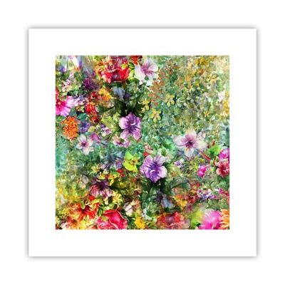 Poster - In Blumen für das Verderben - 30x30 cm