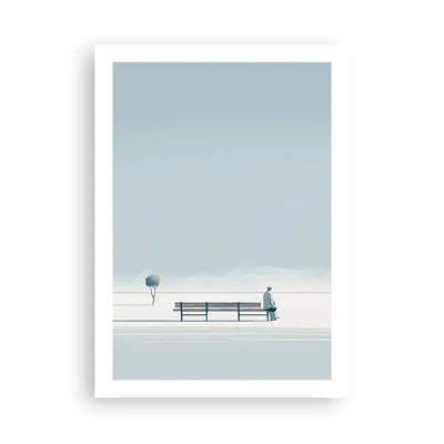 Poster - Ja, ich warte. - 50x70 cm