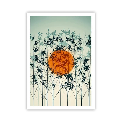 Poster - Japanische Sonne - 70x100 cm