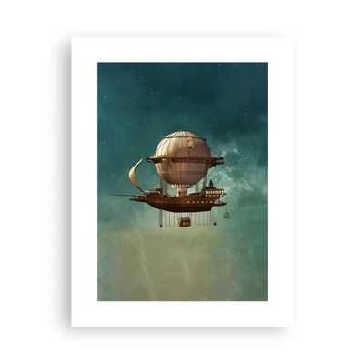 Poster - Jules Verne sagt Hallo - 30x40 cm
