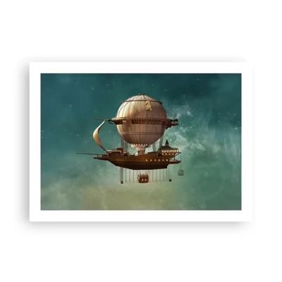 Poster - Jules Verne sagt Hallo - 70x50 cm