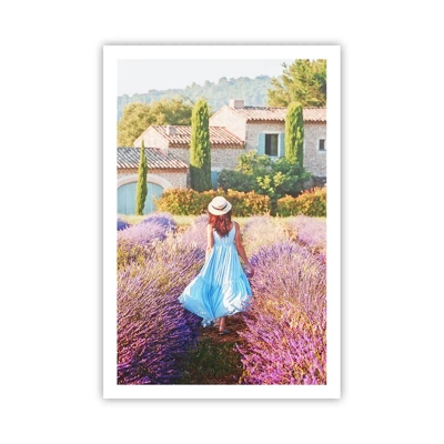 Poster - Lavendel Mädchen - 61x91 cm